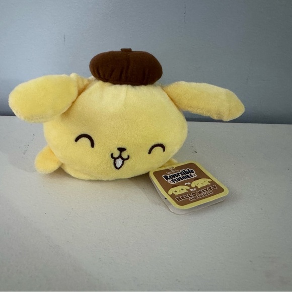 Hello Kitty Yellow and Brown Reversible Plushie - Picture 3 of 4